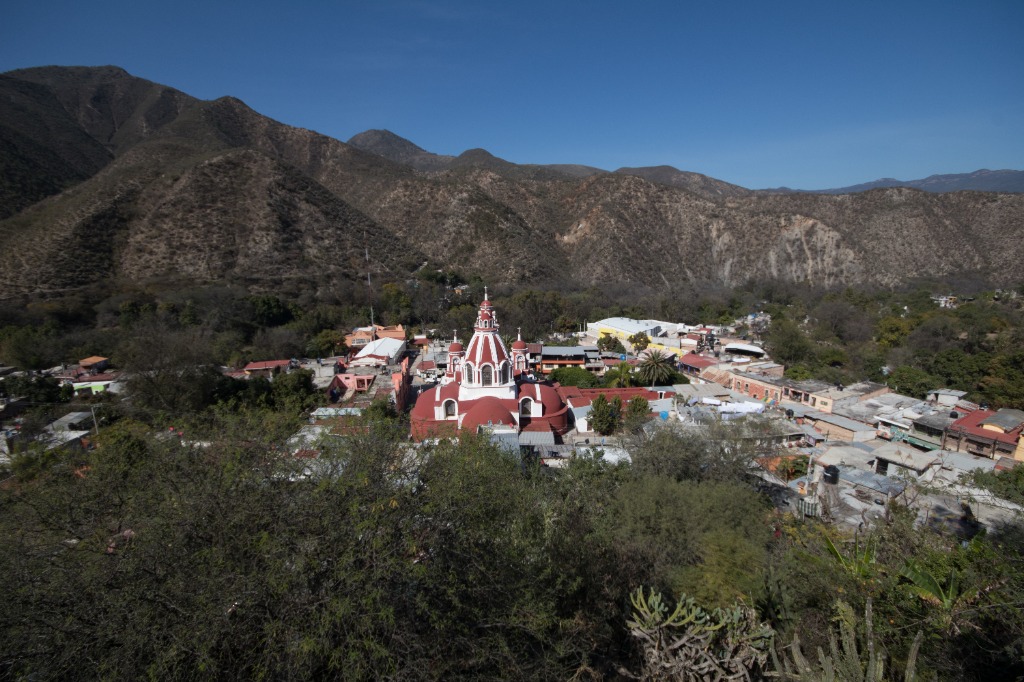 Panorámica del pueblo de Xichú en la Sierra Gorda de Guanajuato